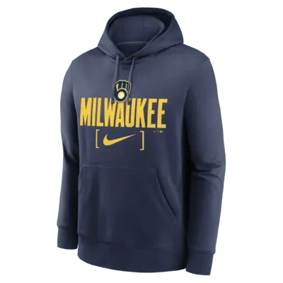 

Худи Nike Milwaukee Brewers Club Slack, темно-синий