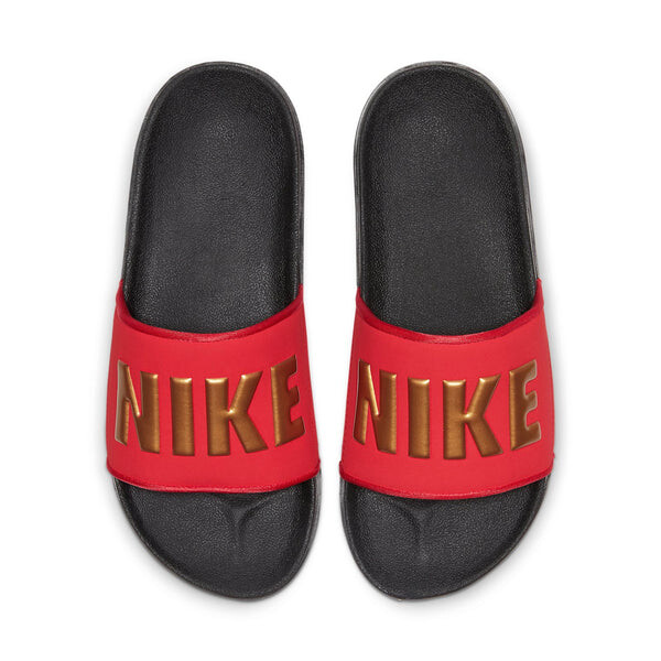 Тапочки offcourt slide 'black red' Nike, красный — фото 3