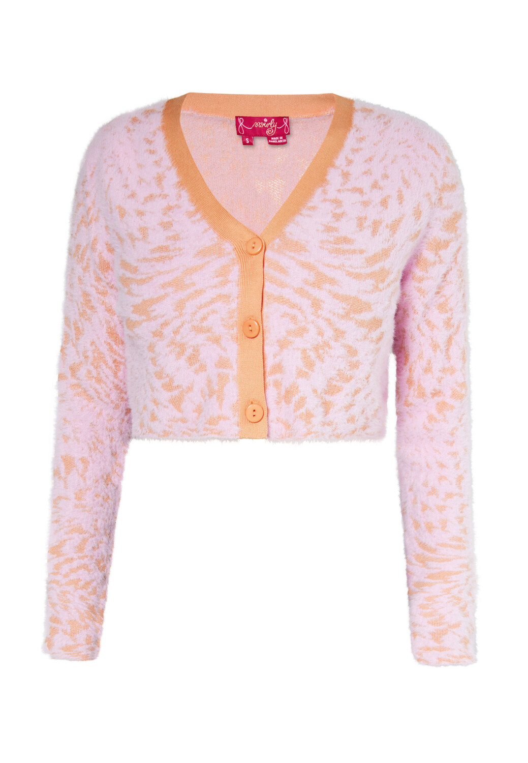 

Толстовка Swirly Cardigan, розовый