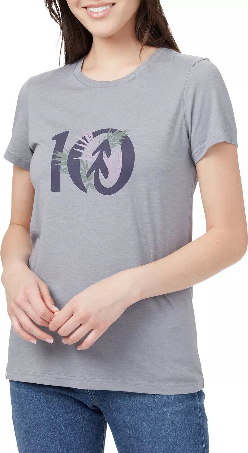 

Tentree Женская футболка Tropical Ten, серый