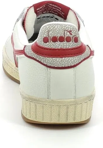 Кроссовки Diadora Snekers Lifestyle Sportswear Magic Basketball Low Icona Unisex, Red White — фото 3