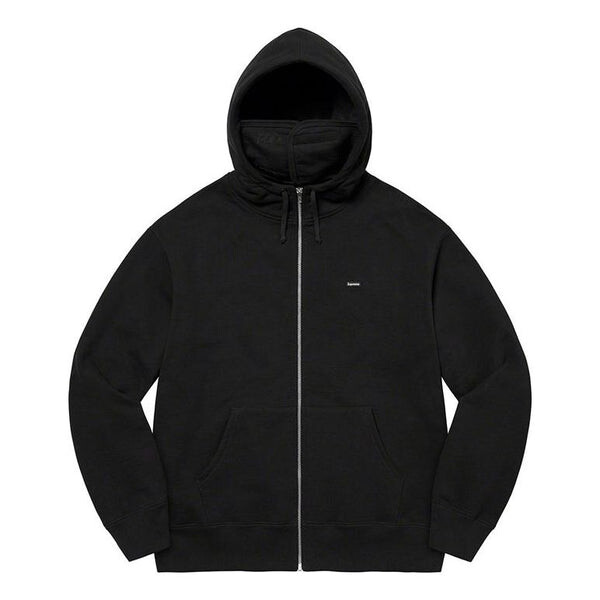 

Толстовка small box facemask zip up hooded sweatshirt 'black' Supreme, черный