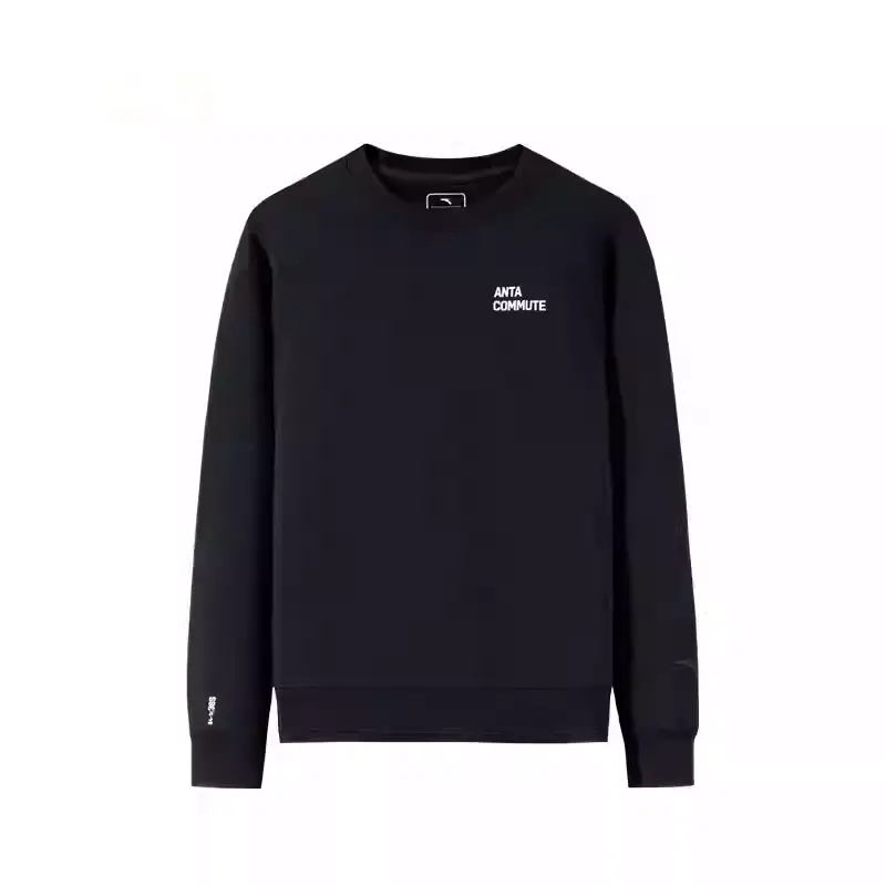 

ANTA Тренировочный свитшот Variety Collection мужской базовый black, Черный, ANTA Тренировочный свитшот Variety Collection мужской базовый black