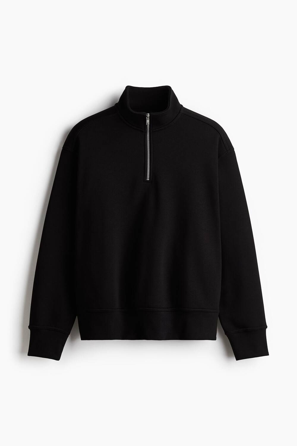

Толстовка на молнии свободного кроя H&M, черный