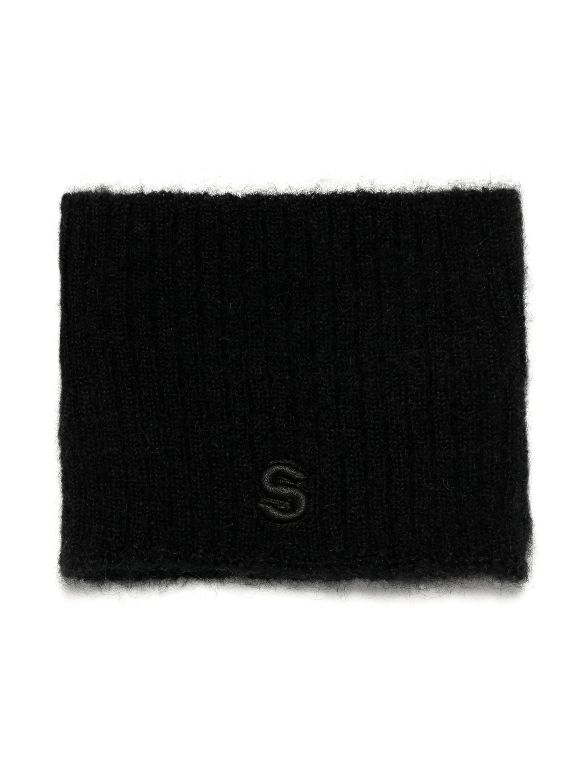 

Шарф с вышитым логотипом Sacai, черный
