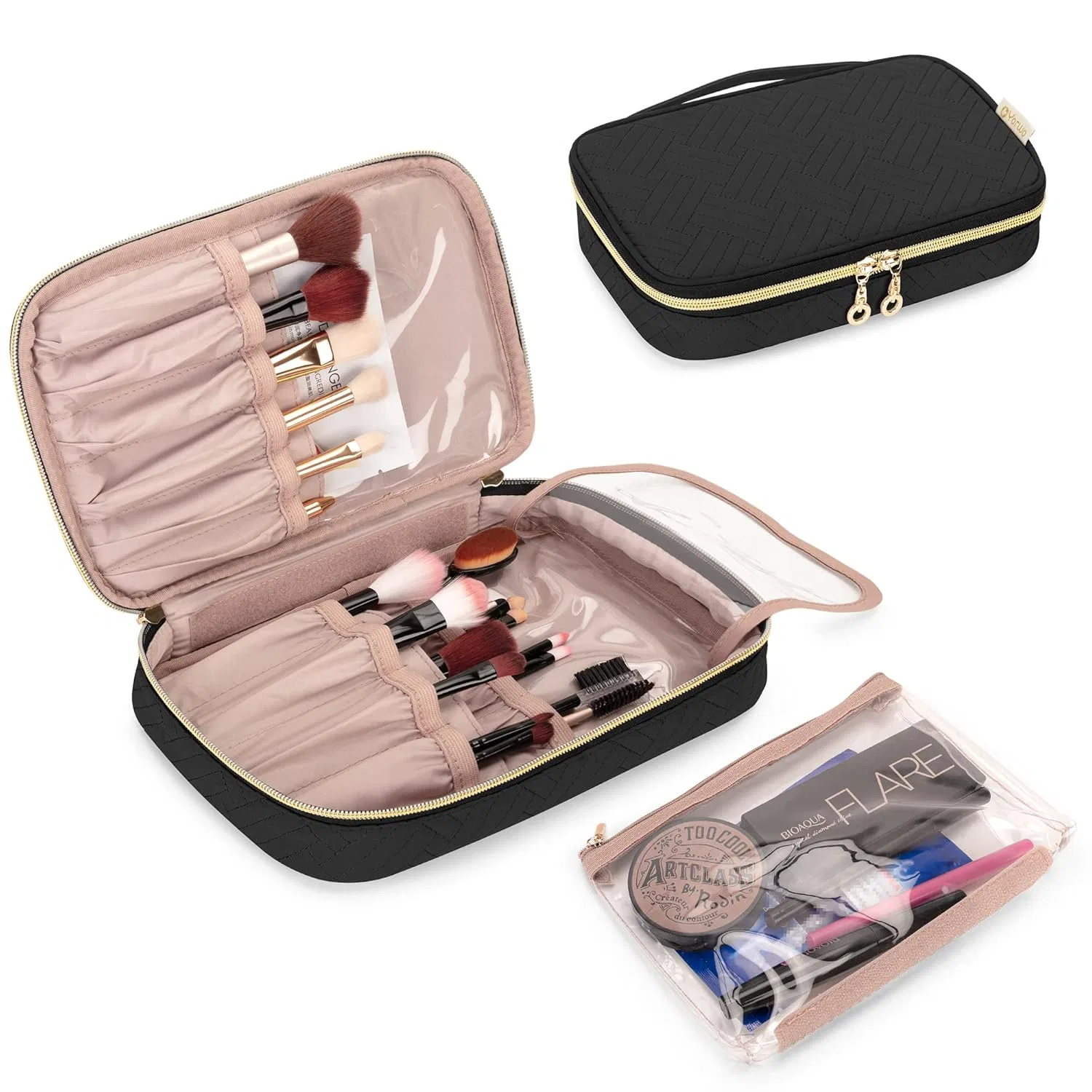 Органайзер для кистей «Cosmetic Bag» от Yarwo Yarwo, Black