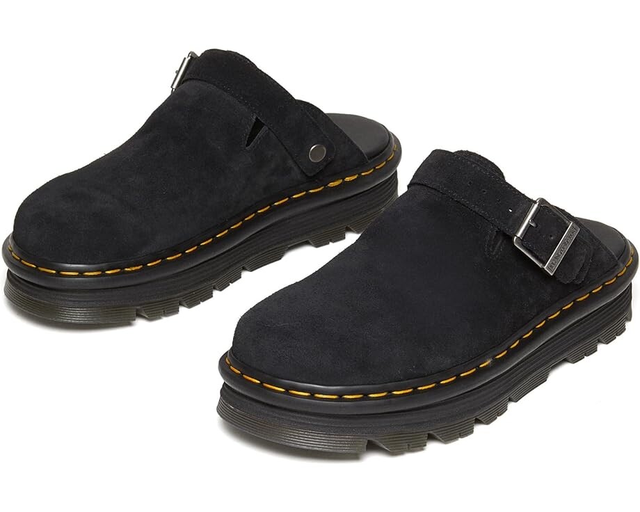 Сабо Dr. Martens Zeb Zag Mule, цвет Black E.H Suede