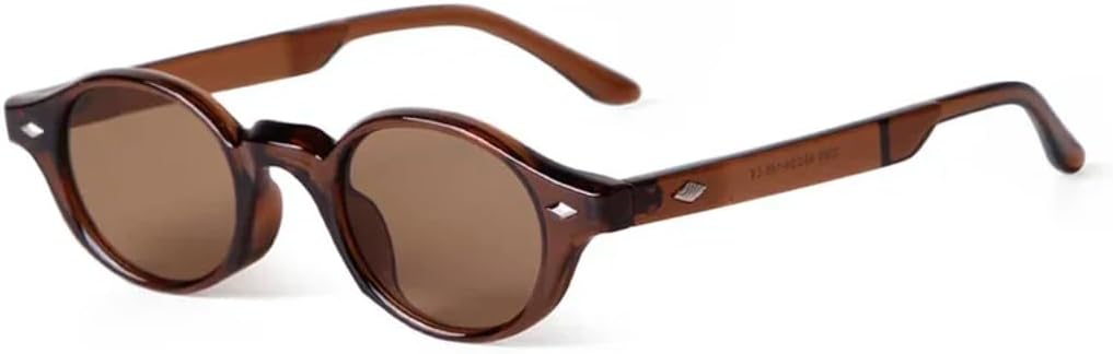 

Ретро маленькие овальные солнцезащитные очки для женщин с заклепками, синие солнцезащитные очки-ракушка, для активного отдыха, мужские и женские солнцезащитные очки с УФ-защитой SZVVBKK, C2