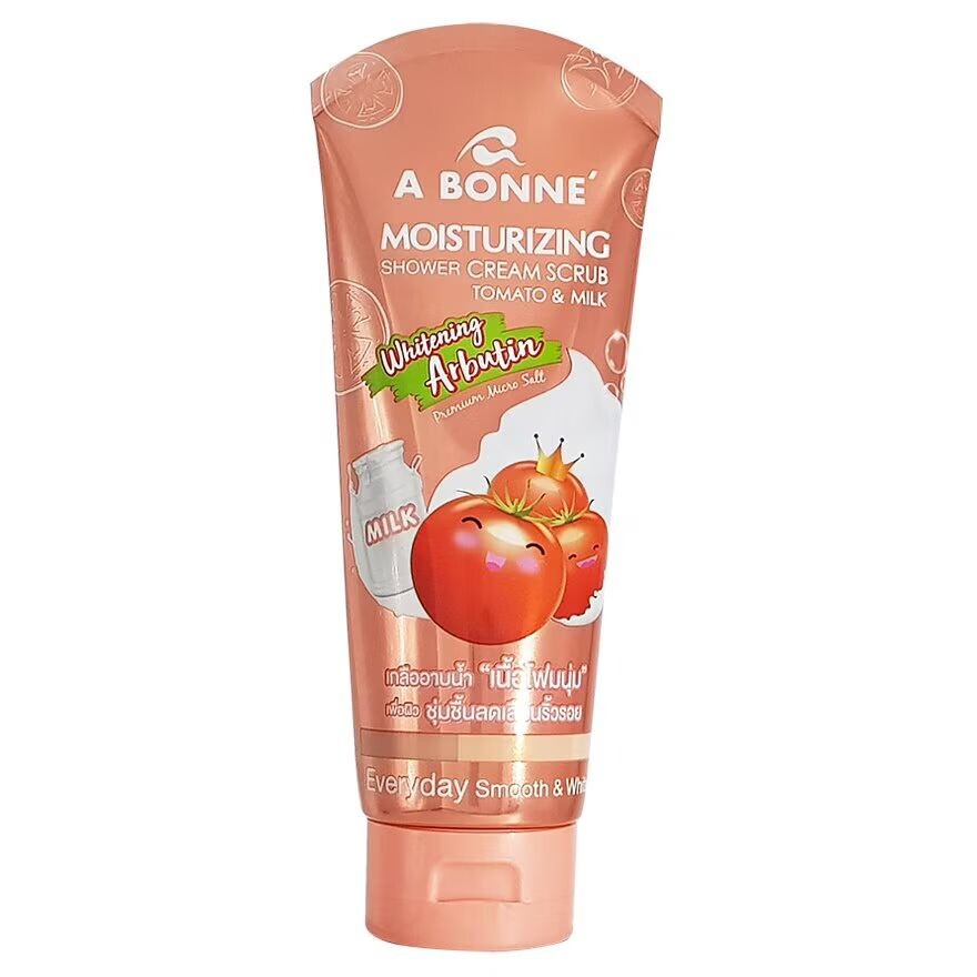 

A Bonne A BONNE Увлажняющий крем-скраб для душа «Томат и молоко» 350 г, Red