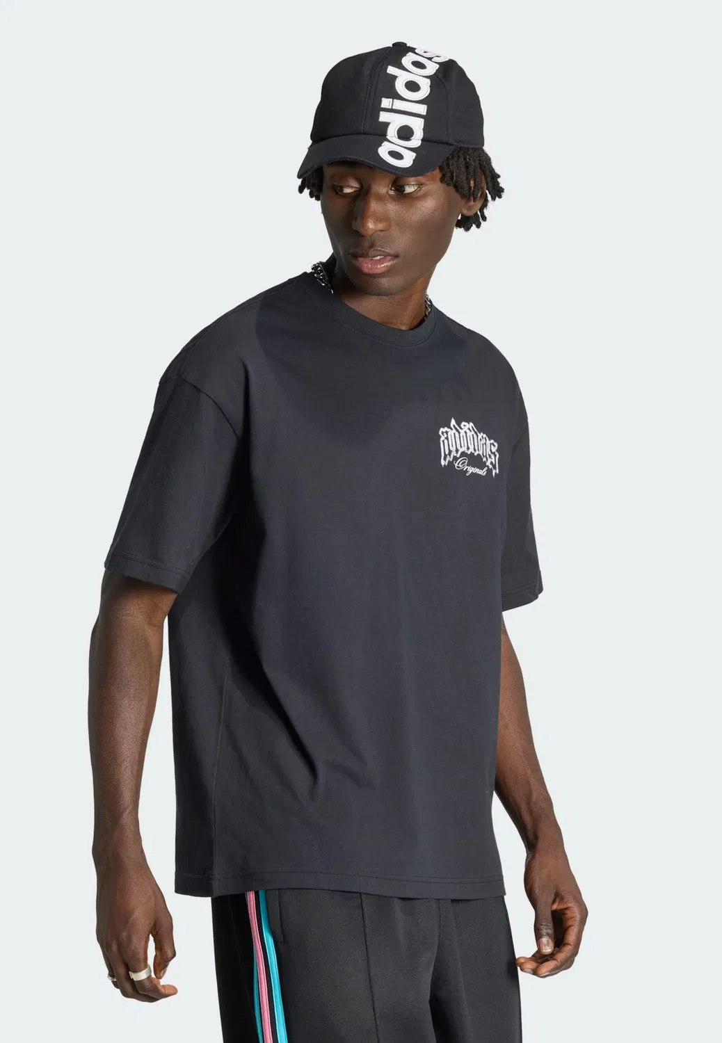 Футболка Adidas Originals SST черного цвета — фото 3