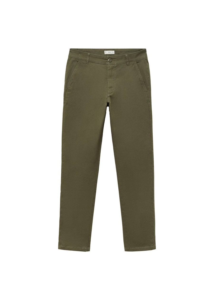 

Обычные брюки MANGO TEEN, хаки