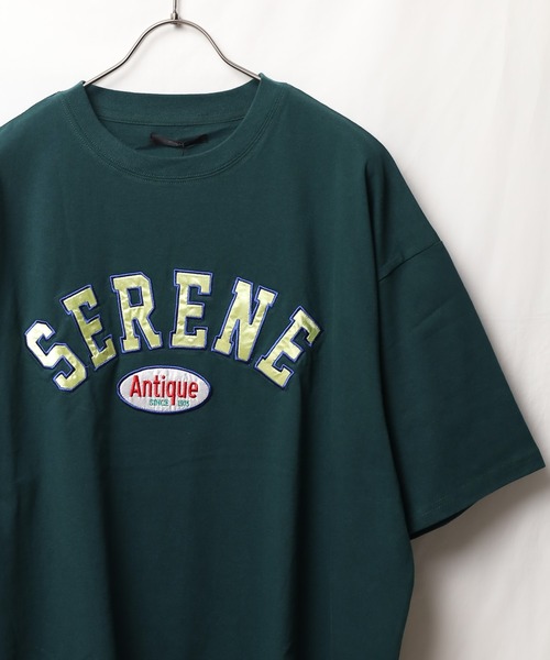 

Футболка оверсайз с нашивкой Bling Leads, темно-зеленый