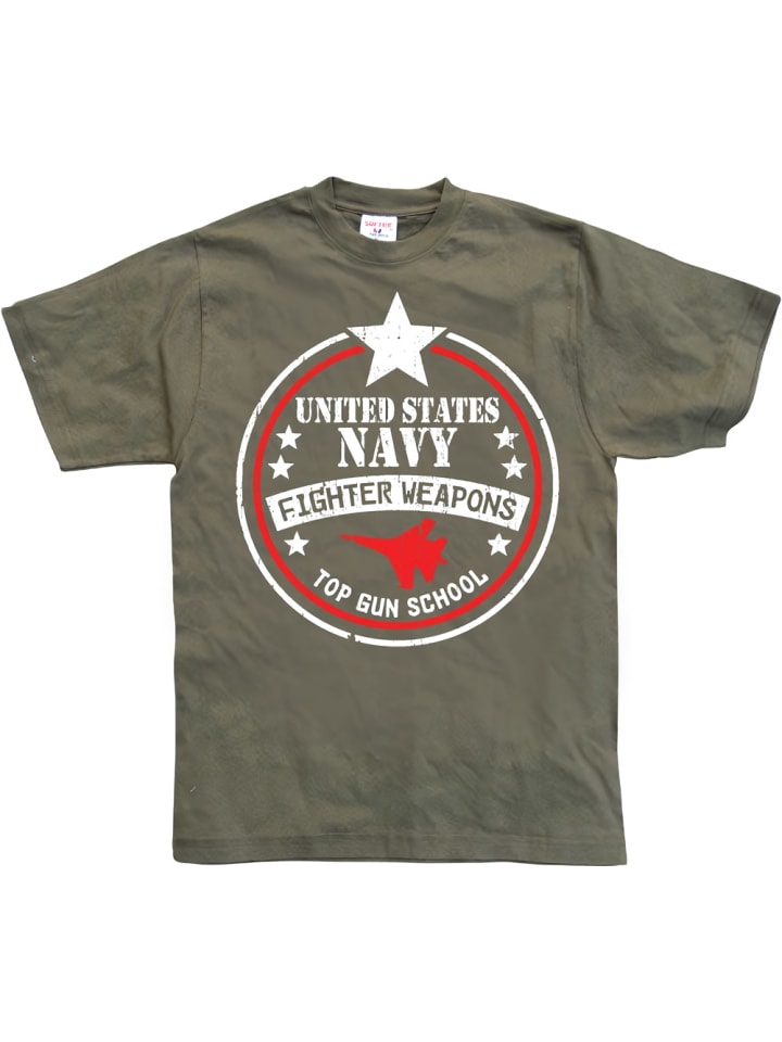

Футболка School Vintage T-Shirt TOP GUN, зеленый
