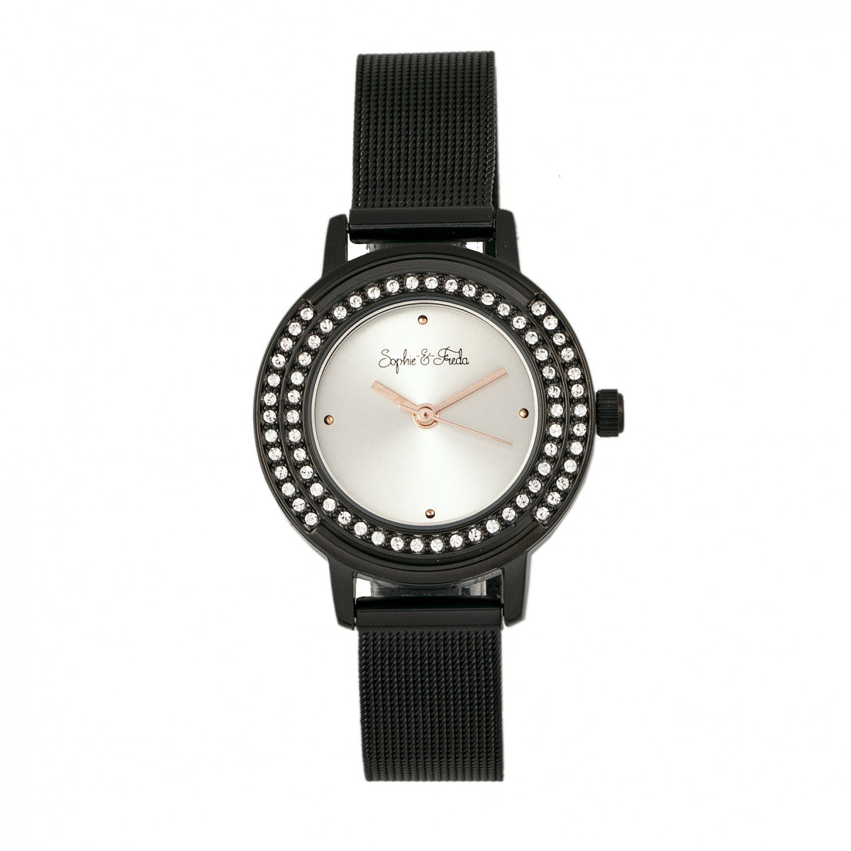 

Часы Cambridge с кристаллами Swarovski Sophie and Freda, черный