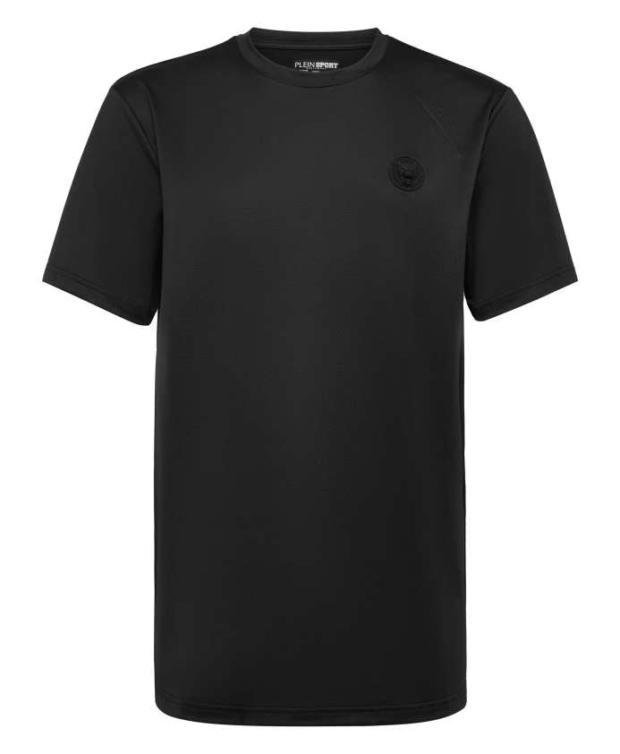 

Футболка с короткими рукавами и круглым вырезом Plein Sport, черный