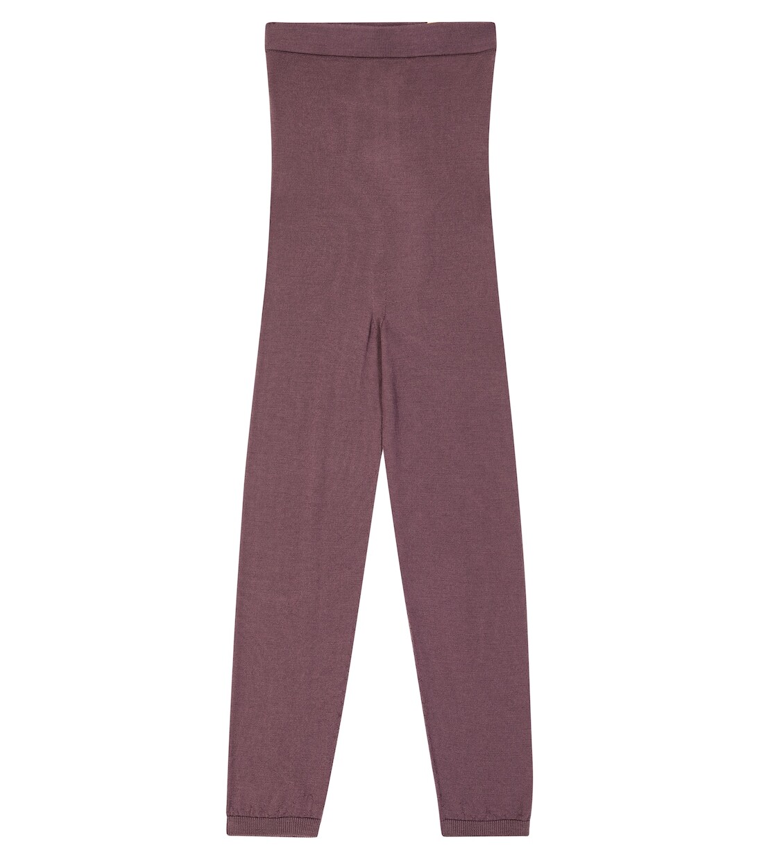 

Леггинсы из смесовой шерсти Rick Owens Kids, бургундия