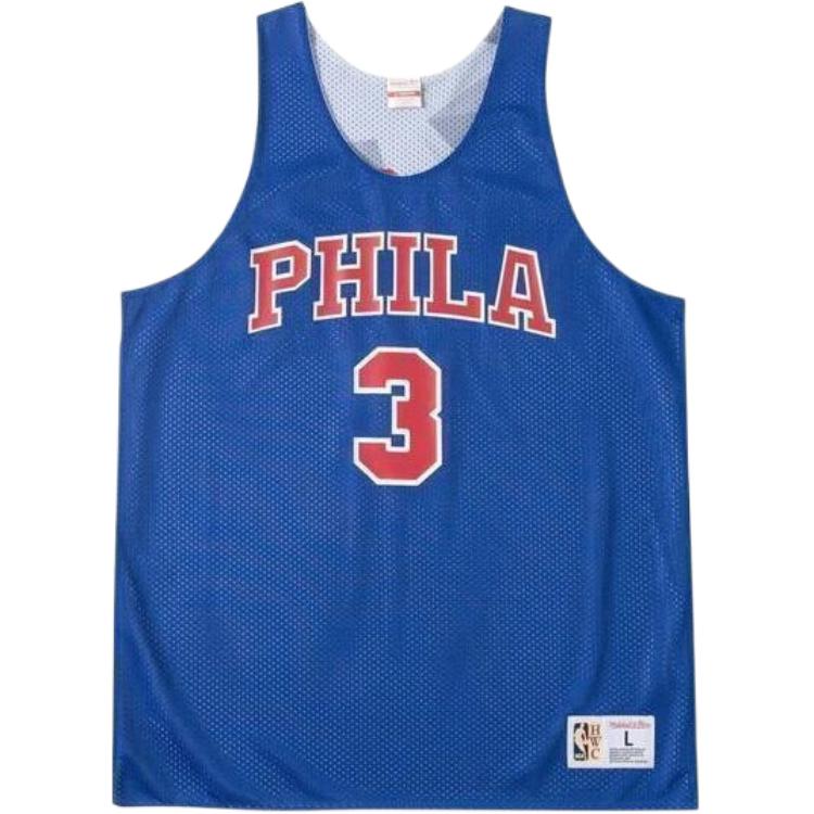 

Майка баскетбольная унисекс синяя Mitchell Ness