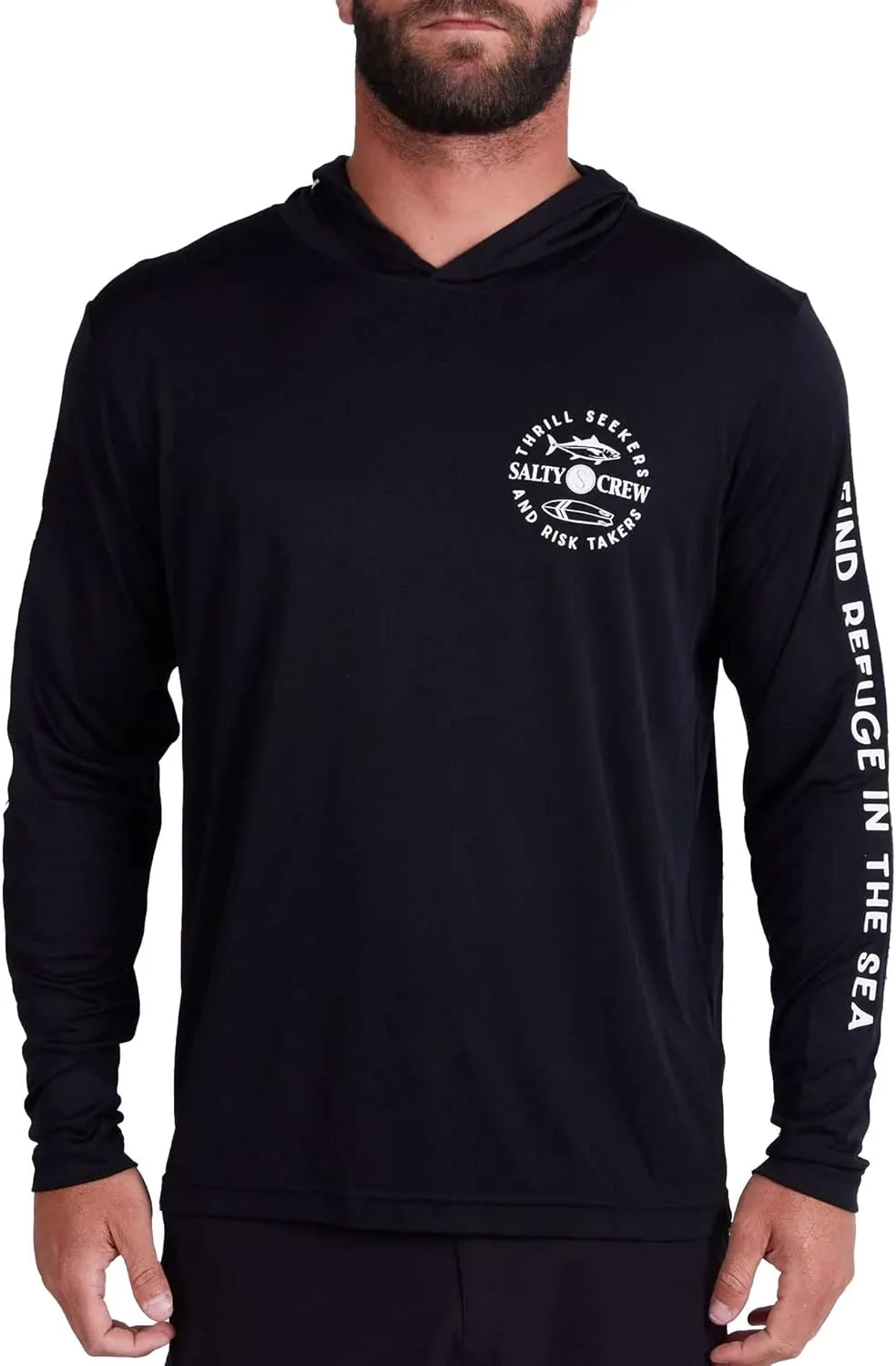 

Salty Crew Flip Flop Surf Hoody — черный