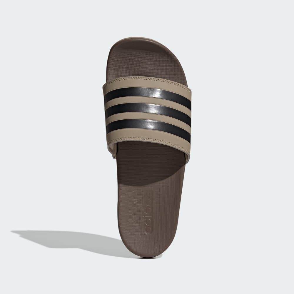 Шлепанцы Adidas Adilette Comfort Slides, цвет Blanch Cargo/Core Black/Earth Strata — фото 2