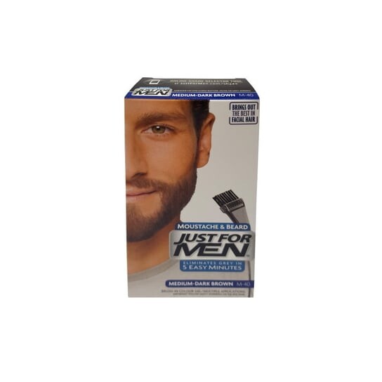 

Окрашивающий гель для бороды и усов M-40 Medium Dark Brown, 60 мл Just For Men, Mustache & Beard