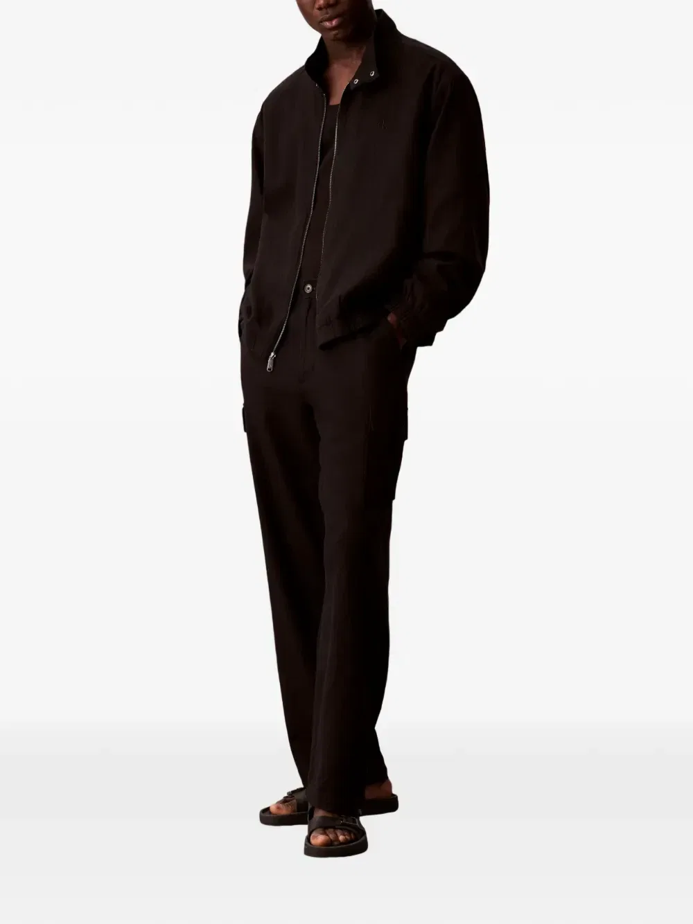 Куртка-бомбер Harrington Calvin Klein, черный — фото 2