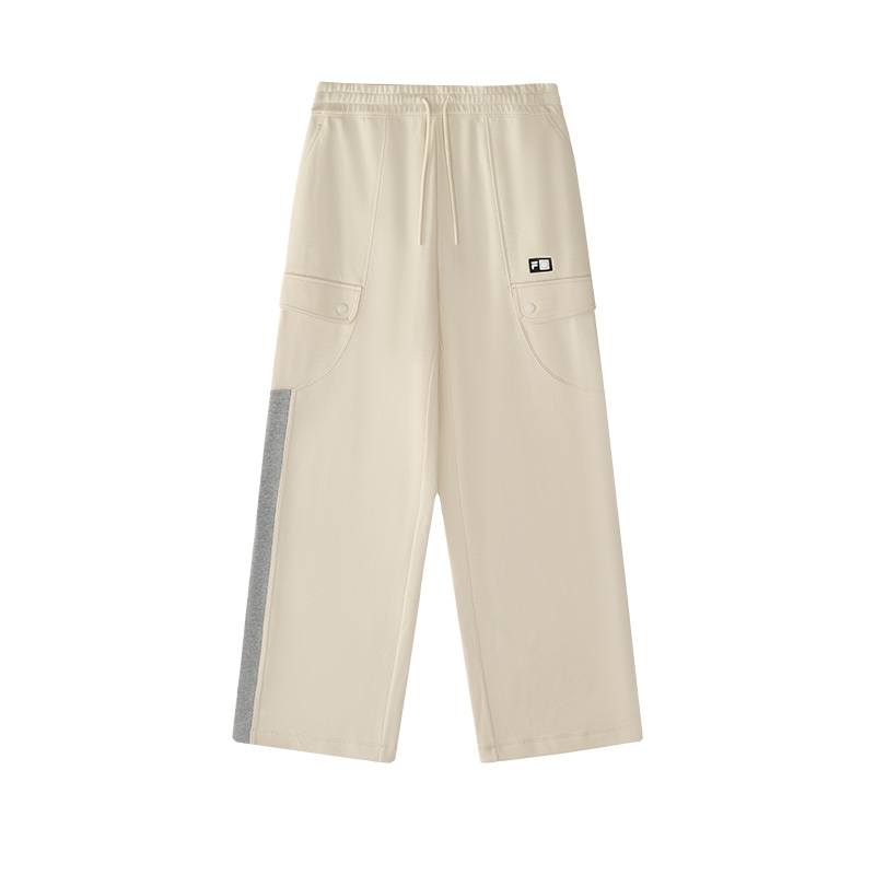 

Спортивные штаны женские knitted gray wheat FILA FUSION, серый