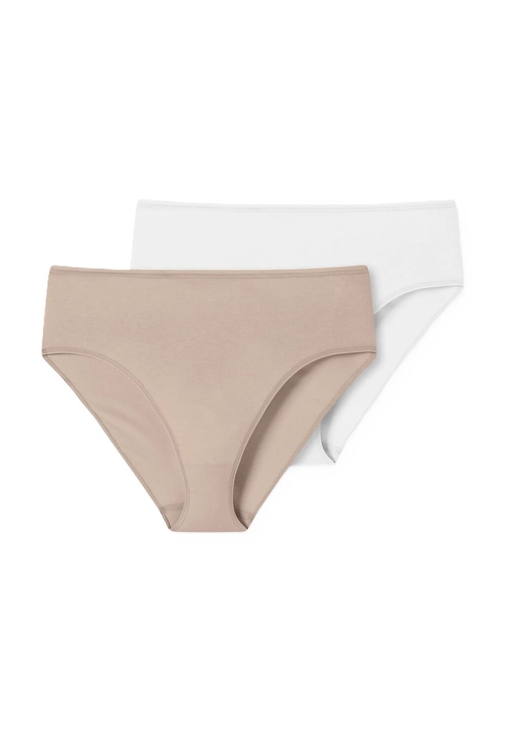 

Трусики 95/5, 2 шт, трикотажное качество, женские SCHIESSER, цвет 921 Weiss/beige