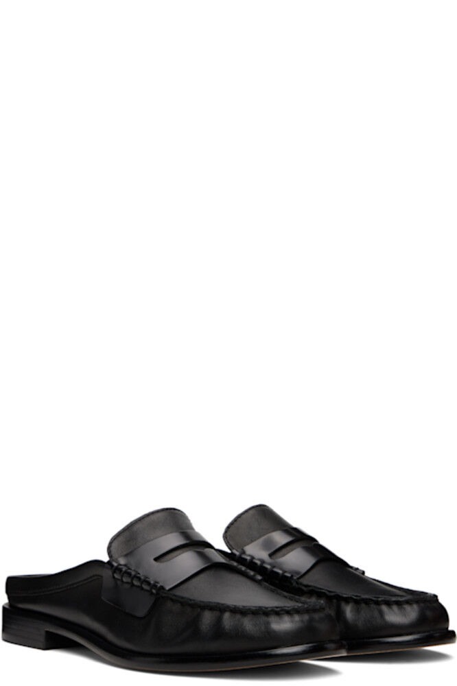 Черные кожаные мокасины Carter Mule rag & bone — фото 4
