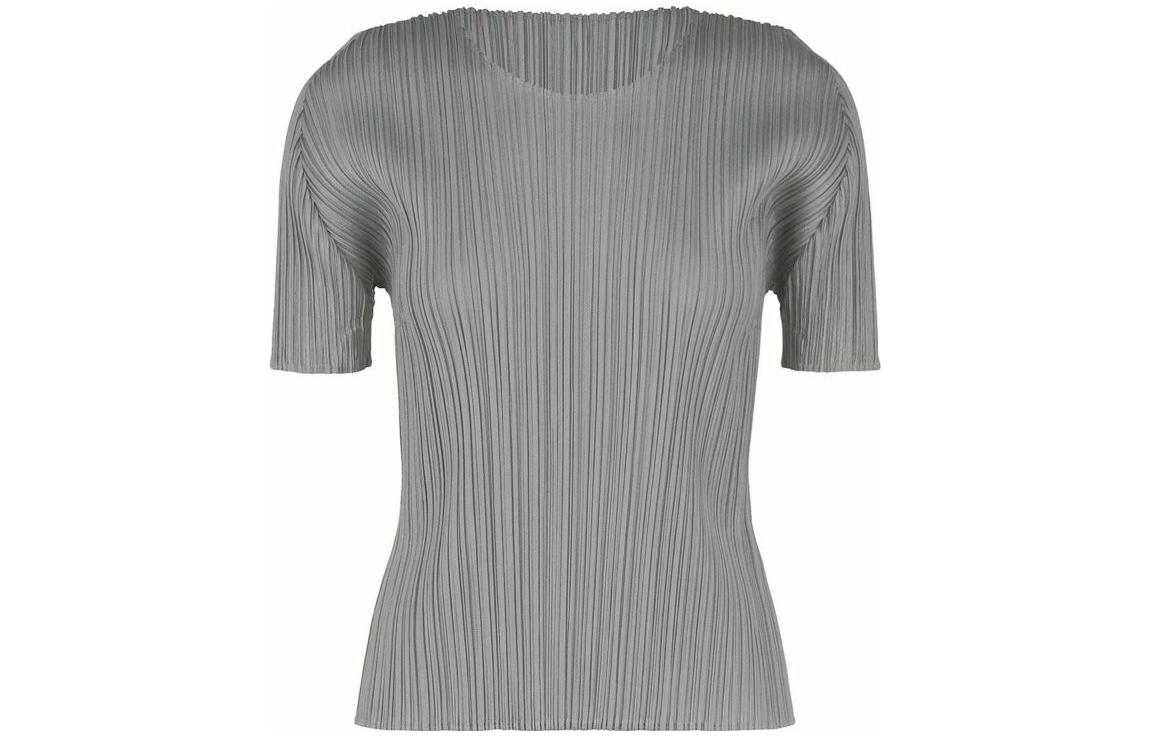 

Плиссированный топ PLEATS PLEASE ISSEY MIYAKE, серый