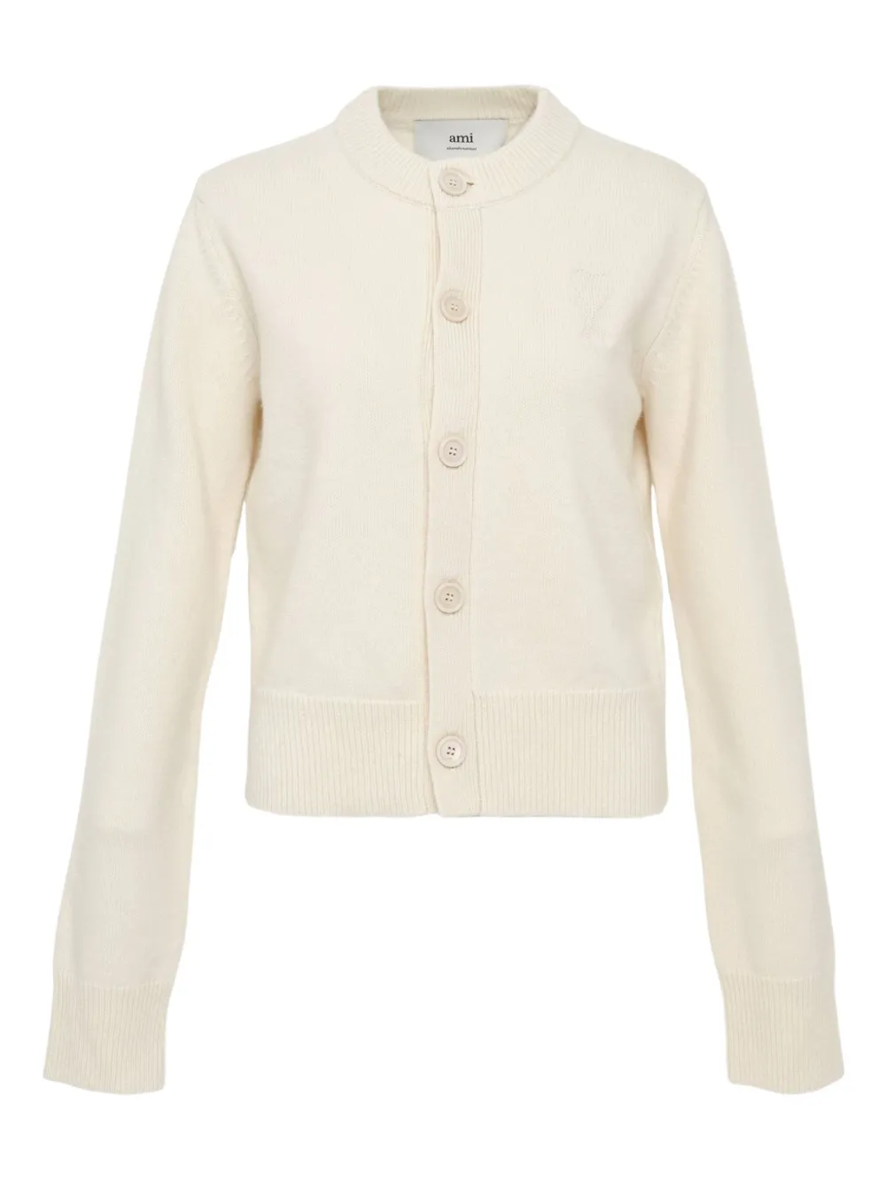 

Кардиган ADC с длинными рукавами Ami Paris, бежевый