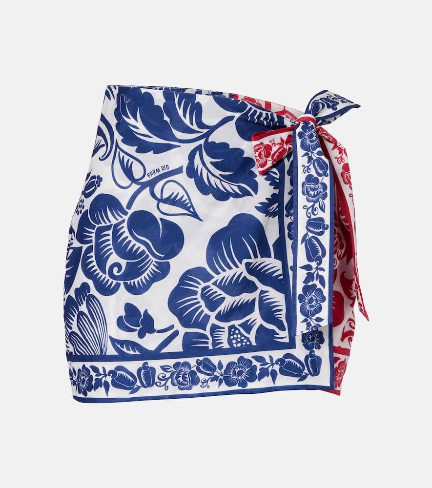 

Хлопковая мини-юбка Cashew And Birds Farm Rio, Cashew and Birds Red and Blue