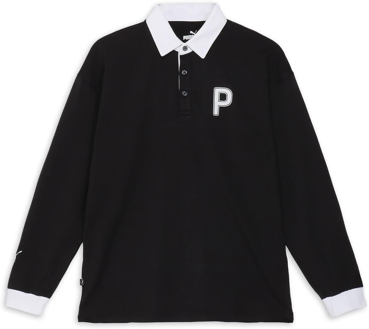 

Поло PUMA Golf PC Brushed Stretch Relax P Logo LS Polo 63042402, черный