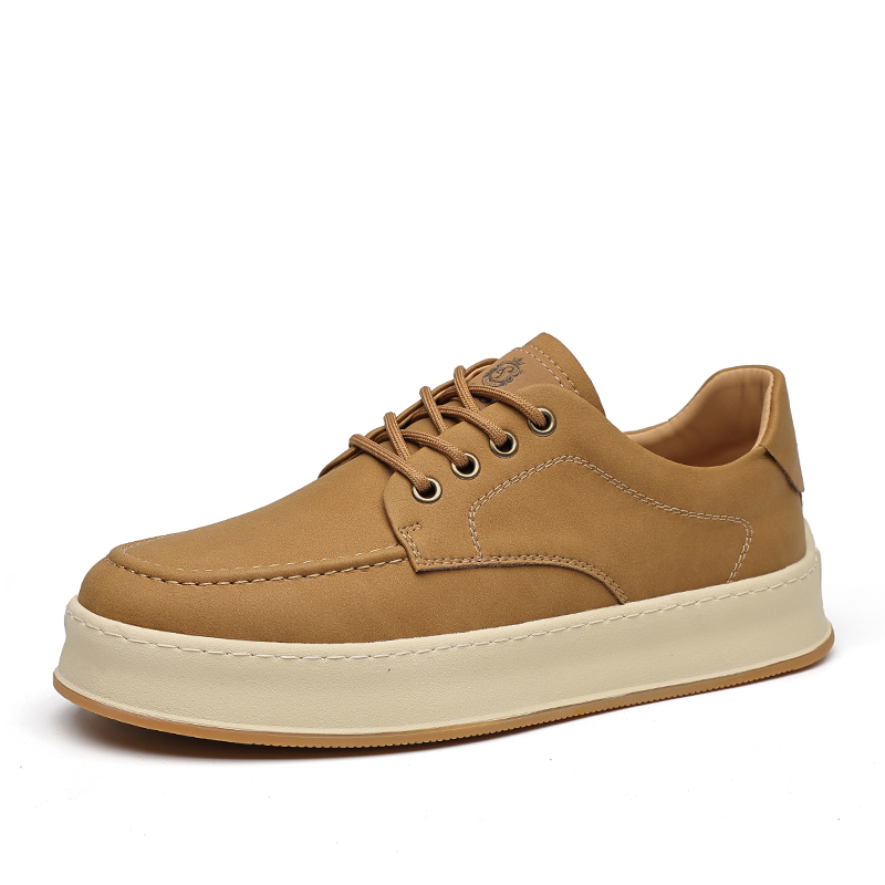 

Туфли Men"s Casual Men Low-Top Yellow Brown Romon