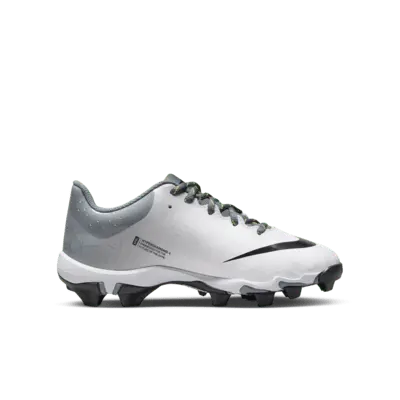 Бутсы Nike Hyperdiamond 4 Keystone GG, цвет Cool Grey/White/Volt/Black — фото 3