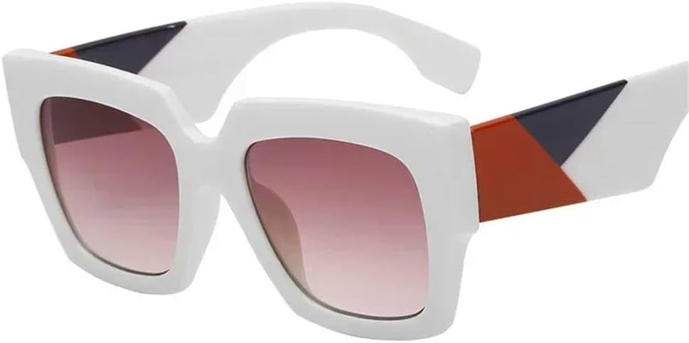 

Большие солнцезащитные очки для женщин, роскошные солнцезащитные очки с градиентным переходом цвета, большая оправа, винтажные очки, защита от ультрафиолета UV400 TYUVIVO, No.5