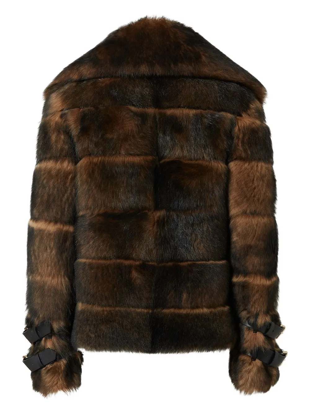 Куртка из меха с пряжкой Fendi, коричневый — фото 3
