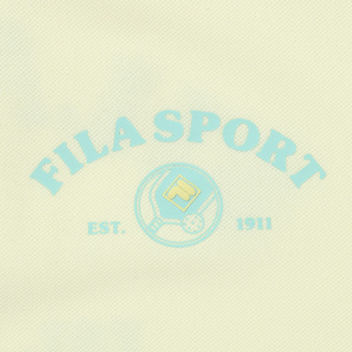 Детская футболка Coldwave Pickleball жёлтая от Fila Kids — фото 4
