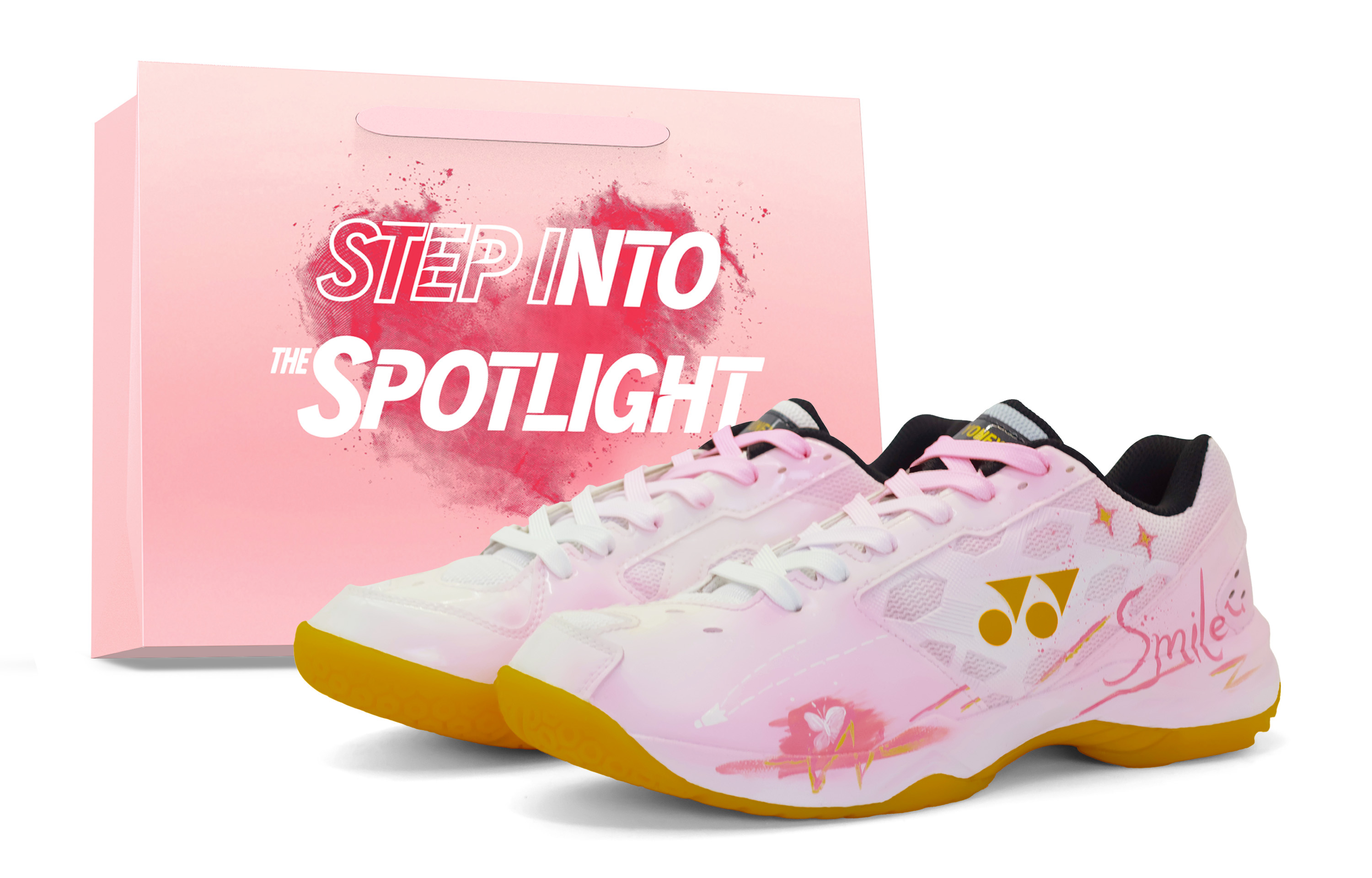 

Power Cushion с амортизацией и устойчивостью к истиранию кроссовки для бадминтона Low top Unisex YONEX, Candy Wave, Limited Edition Shopping Bag