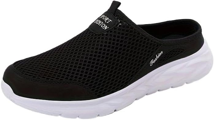 

Мужские сабо однотонные, удобные, нескользящие, повседневные, с прочной подошвой из ЭВА, летние мужские сандалии Hhhchpm, белый/черный