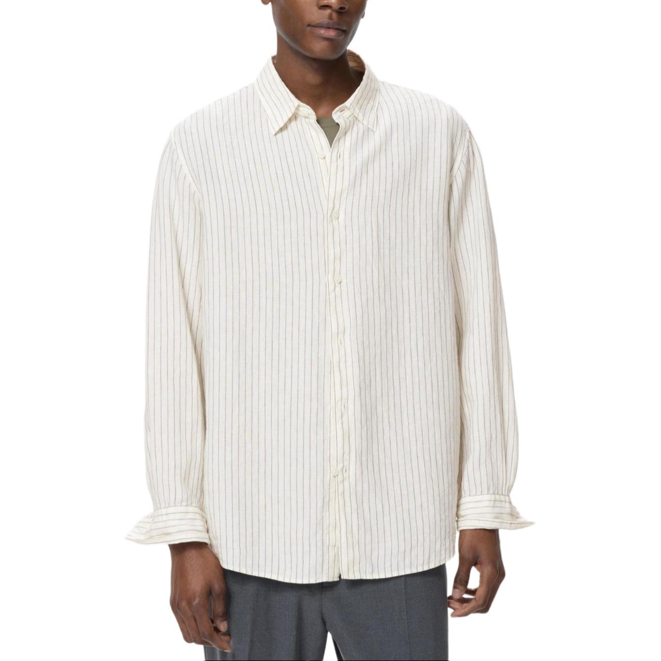 

UNIQLO Рубашка унисекс цвета слоновой кости