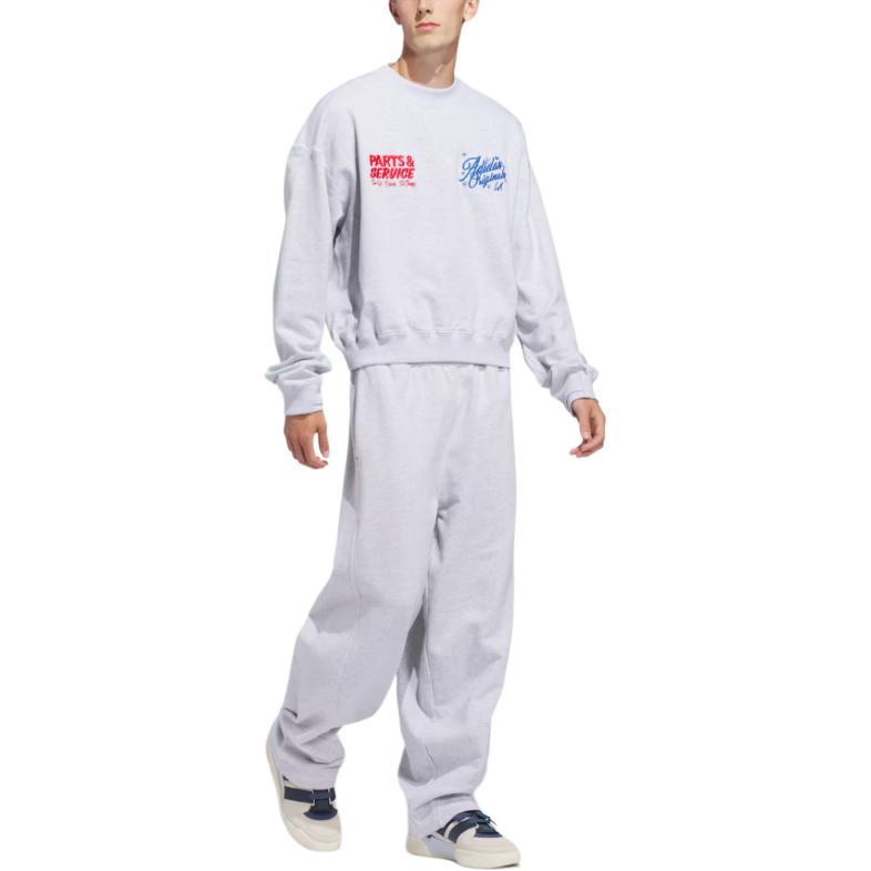 Спортивные брюки SS25 unisex Adidas Originals, светло-серый — фото 4