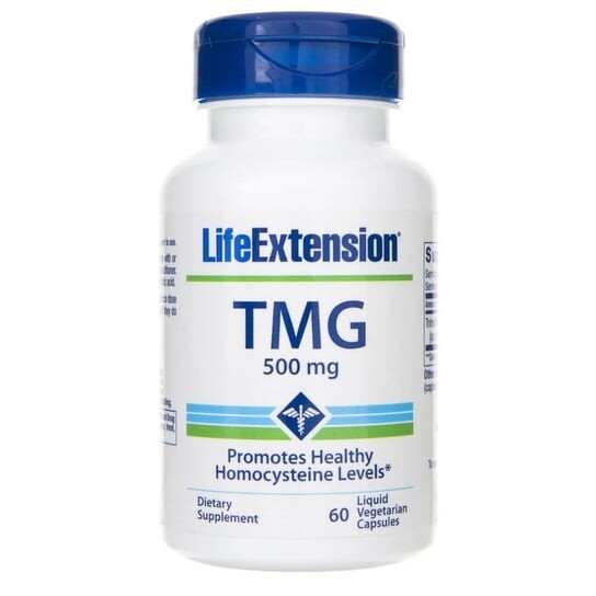 

Life Extension, Биологически активная добавка TMG, 60 капсул