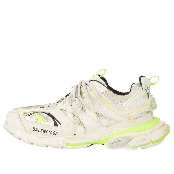 

Кроссовки track sneaker 'white fluo yellow' Balenciaga, белый