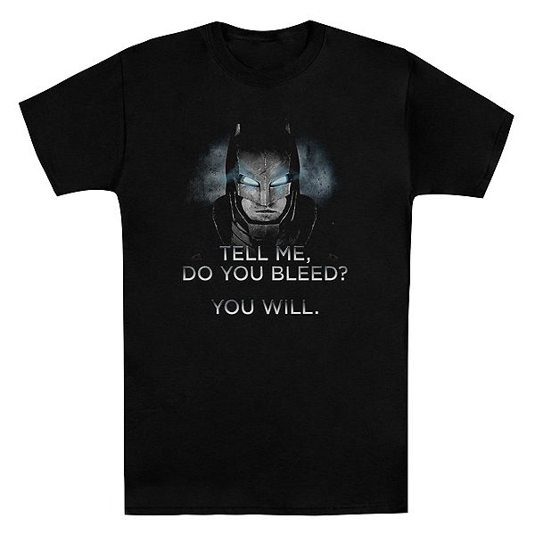 

Футболка Batman v Superman Do You Bleed Licensed Character