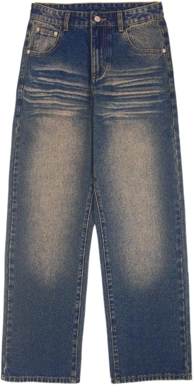 Джинсы Slim Fit Baggy Denim Pants Blue