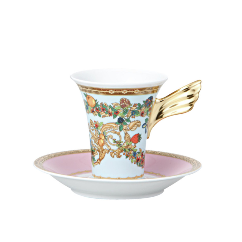 

Кофейная чашка Rosenthal Versace Le Jardin de Versace, 2 предмета 0,18 л Rosenthal meets Versace, разноцветный/золотой