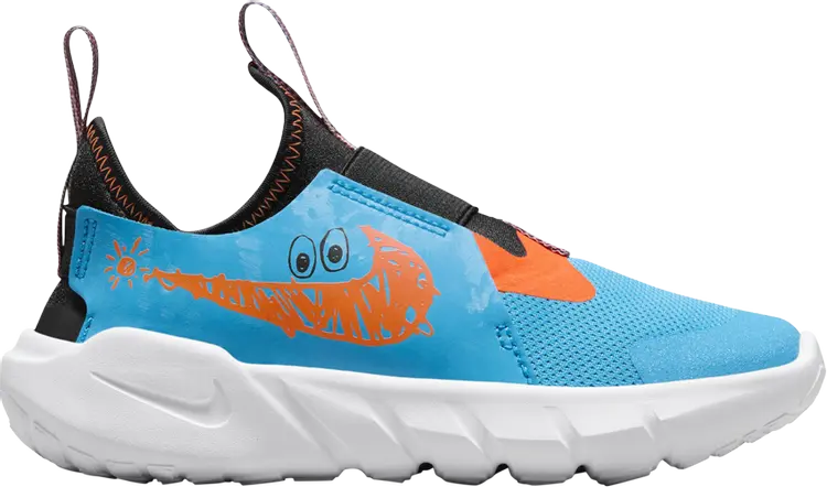 

Кроссовки Flex Runner 2 Lil PS 'Blue Lightning Total Orange', синий