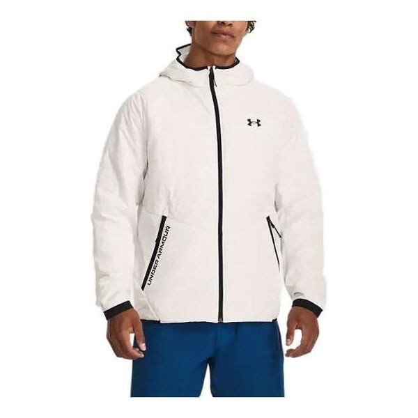 

Куртка storm session hybrid jacket 'onyx white' Under Armour, белый