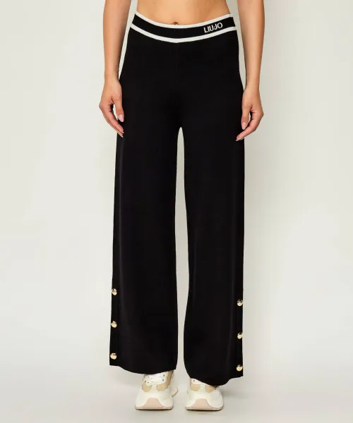 

Трикотажные брюки Relaxed fit Liu Jo Sport, черный