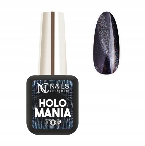

Топ с эффектом кошачий глаз NC Nails Holomania Top 6 мл